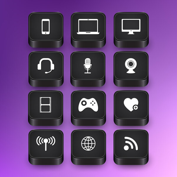 Иллюстрация векторных баннеров
  