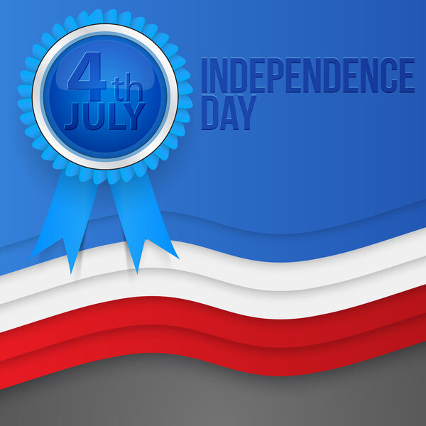 Independence Day postcard design