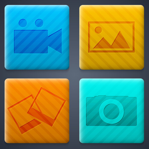 computer  banner vector illustration  