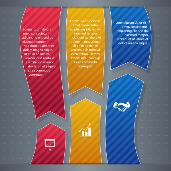 Infographic Afiş Vektör Çizim — Stok Vektör