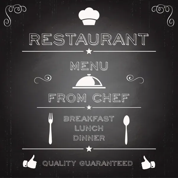 Menu Transparent Wektor Ilustracja — Wektor stockowy