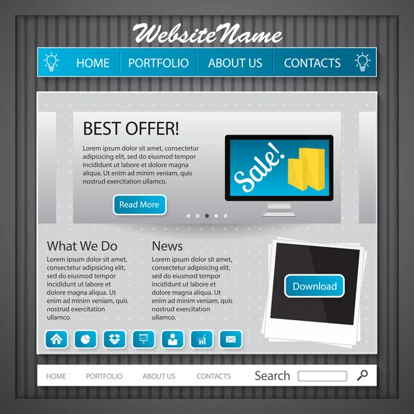 Webseite Banner Vektor Illustration — Stockvektor