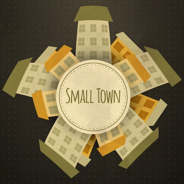 town  banner vector illustration  