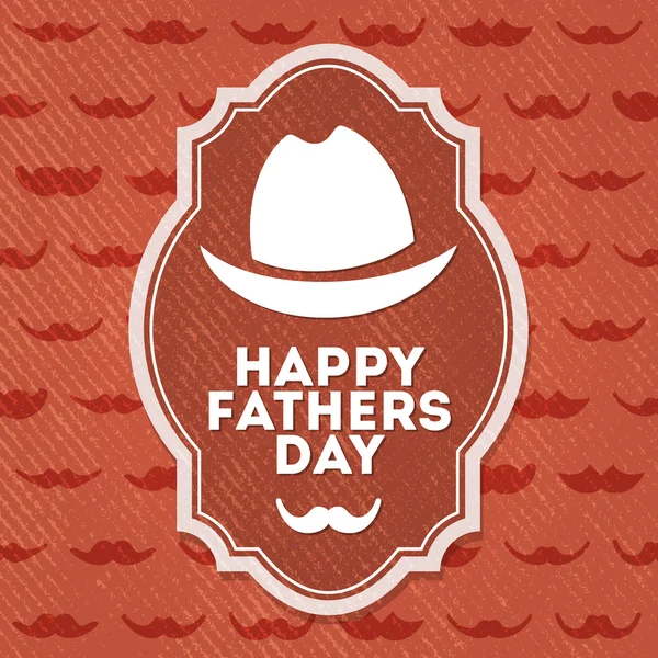 Happy Father Day Label — Stock vektor