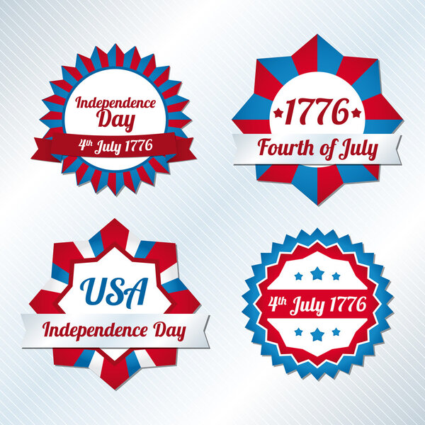 USA independence day symbols