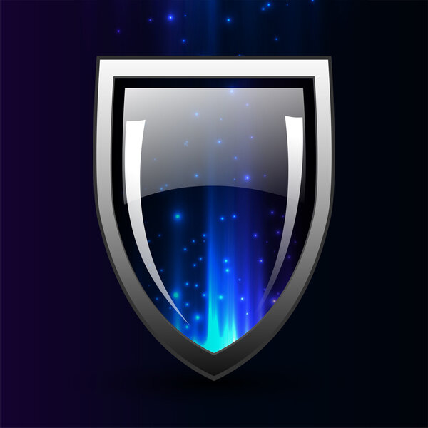 Защита векторной иллюстрации щитов
