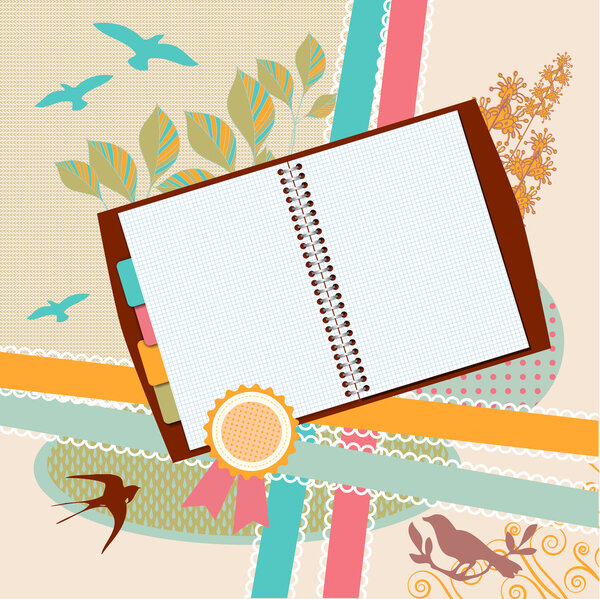 Vector floral background design