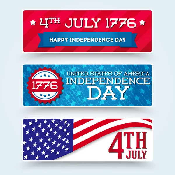 Usa Independence Day Symbols Stock Illustration