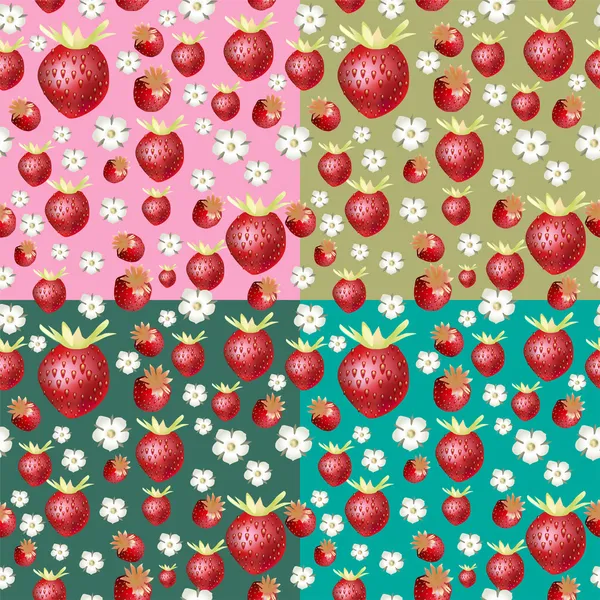 Erdbeeren Banner Vektor Illustration Vektorgrafiken