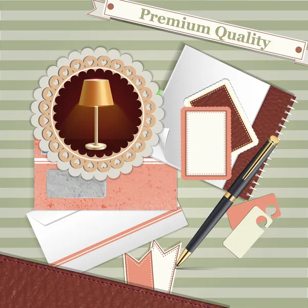 Fundo Vintage Qualidade Premium Ilustrações De Stock Royalty-Free