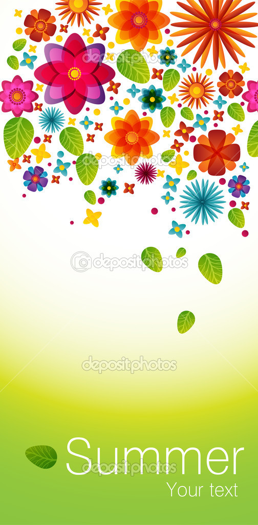 flowers banner vector illustration  