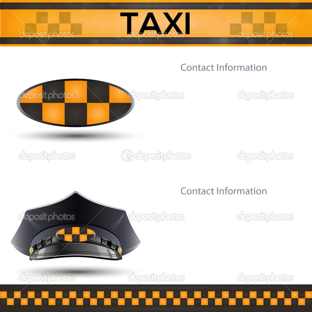 Racing orange background, taxi cab cover template.