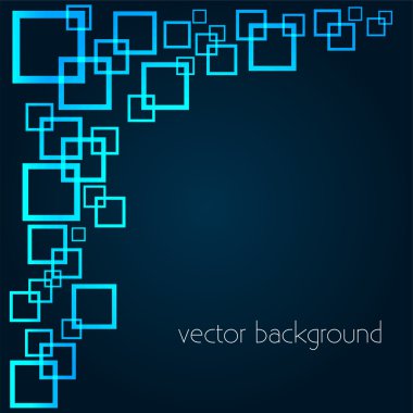 Vector background with squares. clipart