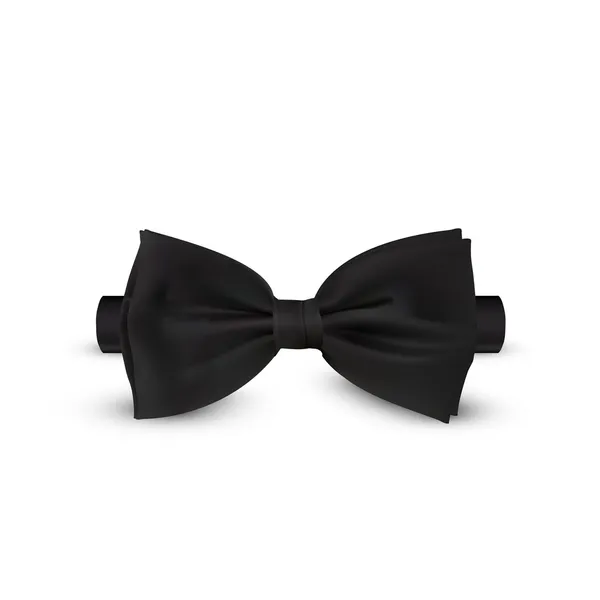 Geïsoleerd Een Witte Achtergrond Bow Tie — Stockvector