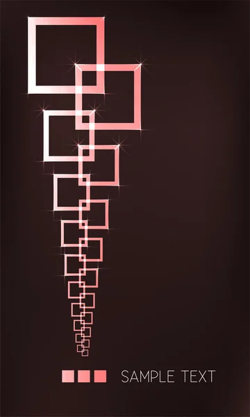 Fondo Vectorial Con Cuadrados — Archivo Imágenes Vectoriales