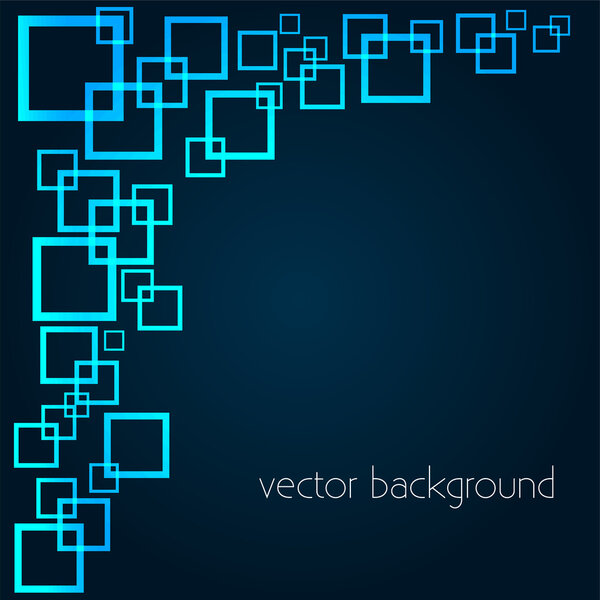 Vector background with squares.