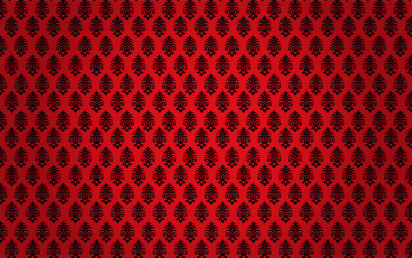Красный узор без швов Дамаска. Винтажная векторная иллюстрация
.