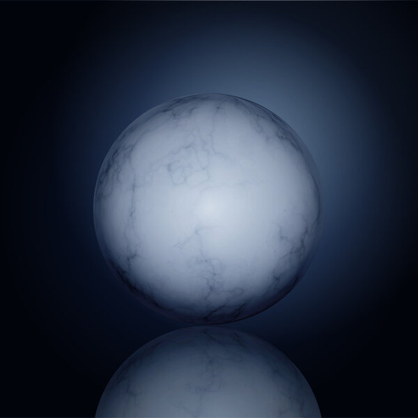 Glossy Vector Marble Ball