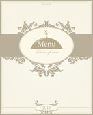 Restaurace menu design. vektorové ilustrace