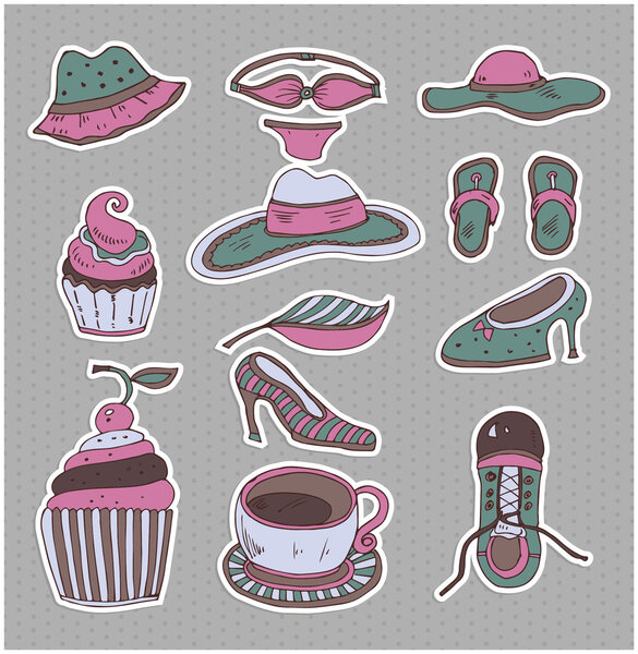 Set of a piece of clothes