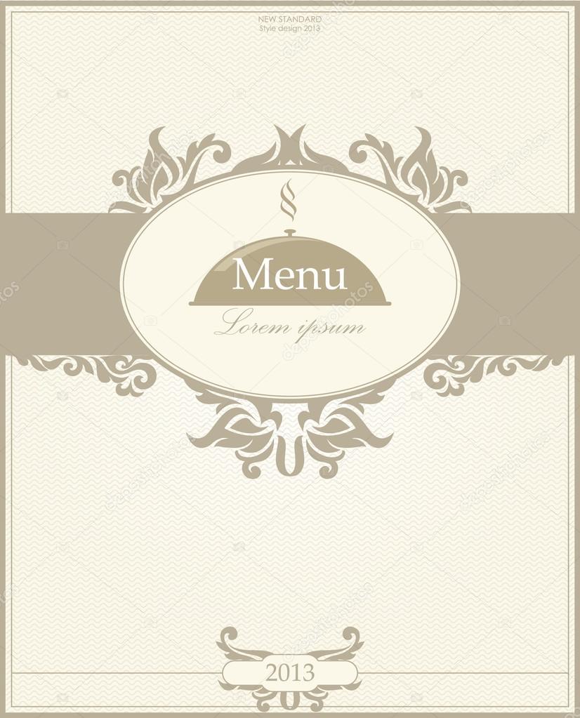 Restaurant menu design. Vector illustration