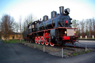 eski buharlı lokomotif