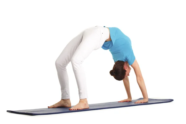 Yoga trainer — Stock Photo, Image