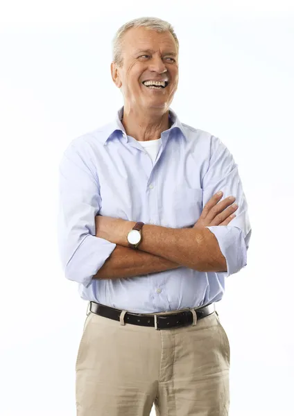 Portrait Of A Senior Businessman Smiling — Stock Photo, Image