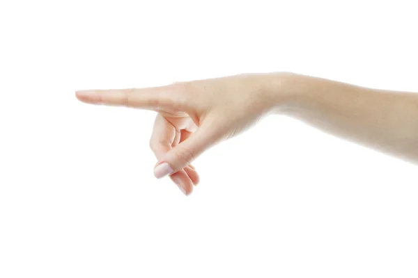 Вказівний палець — стокове фото