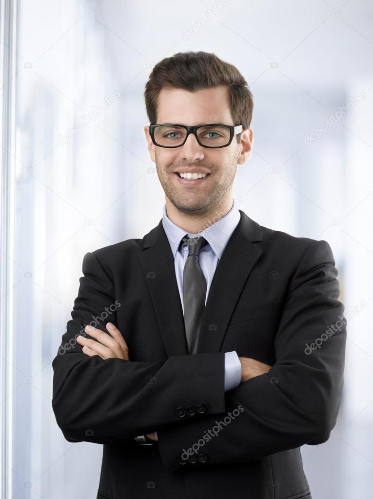 Portrait of a happy businessman