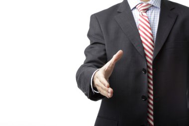 işadamı için el sıkışma sunan