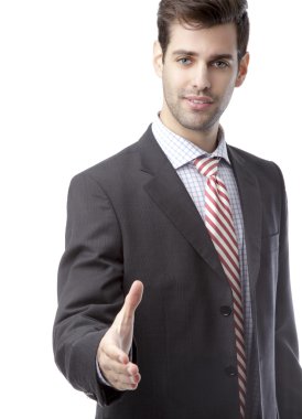 işadamı için el sıkışma sunan