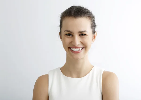 Beautiful young happy woman — Stock Photo, Image