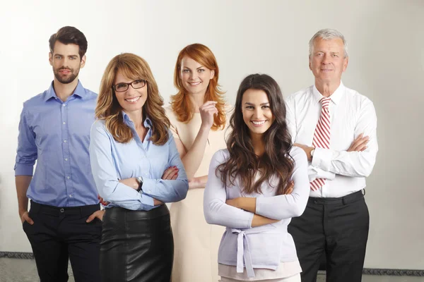 Grupo de empresários felizes — Fotografia de Stock