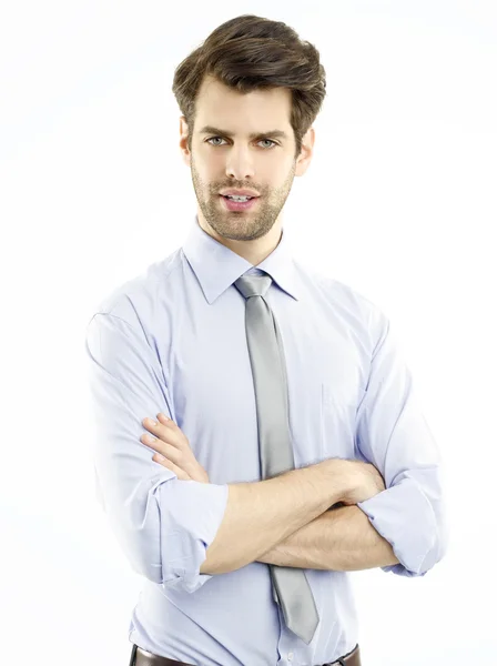 Confident young businessman — Stock Photo, Image