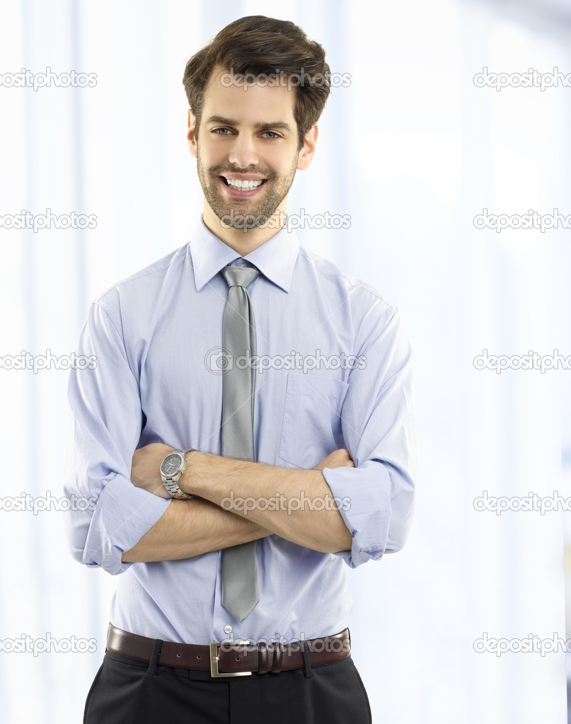 Businessman standing at office
