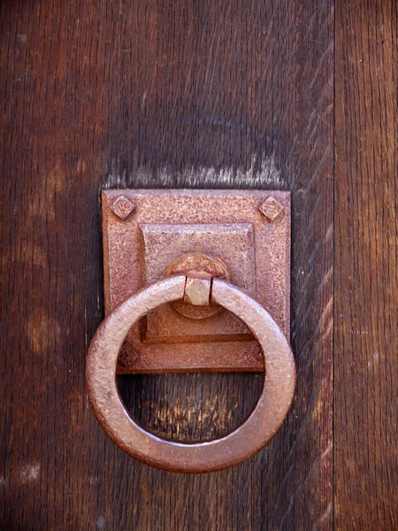 Rusty door handle — Stock Photo, Image