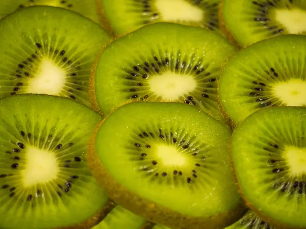 Fresh kiwi fruit, five a day — Stock Photo, Image