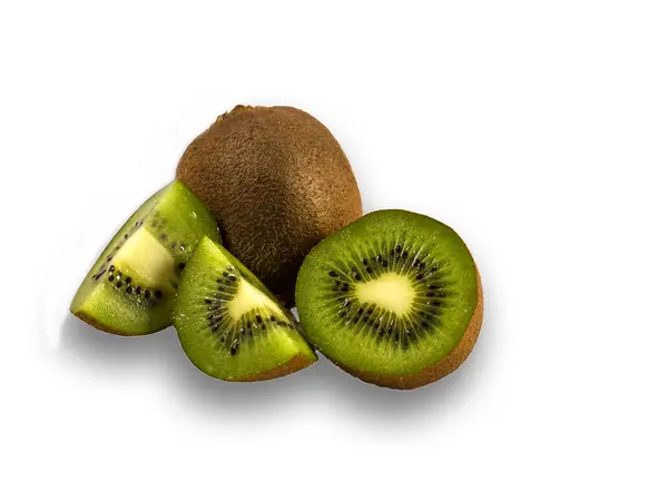 Frische Kiwi-Früchte, fünf am Tag — Stockfoto