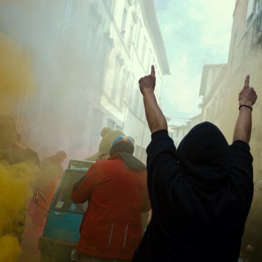 Öğrenci protesto İtalya - 2012 Kasım