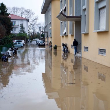 Flood in Carrara city