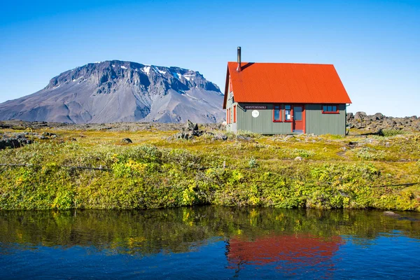 Porsteinsskali Refuge Heroubreioarlindir Oasis Islandês Highlands Islândia — Fotografia de Stock