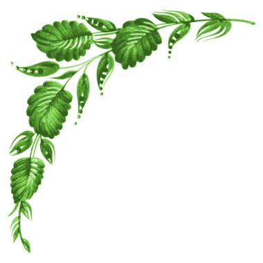 Dekoratif çiçek köşe