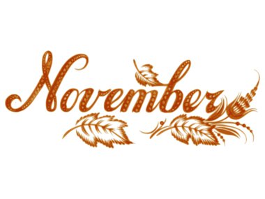 November the name of the month