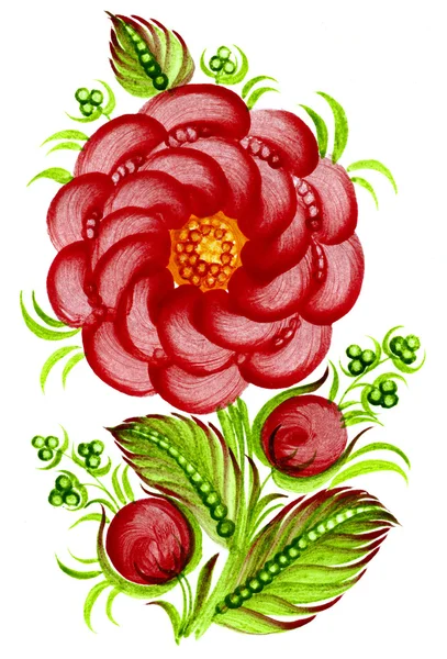 Flor vermelha — Fotografia de Stock