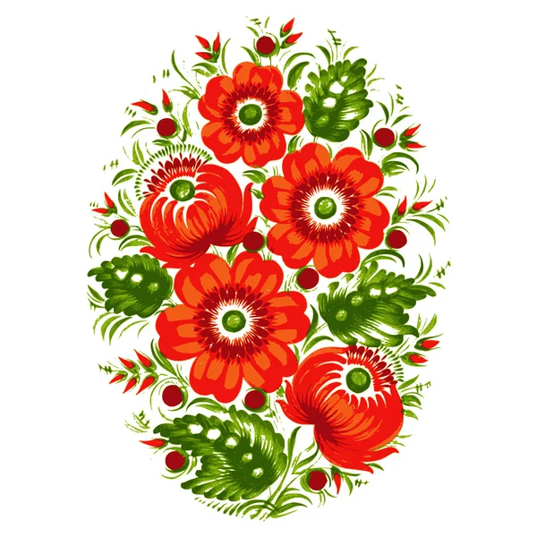 花の装飾飾り — ストックベクタ
