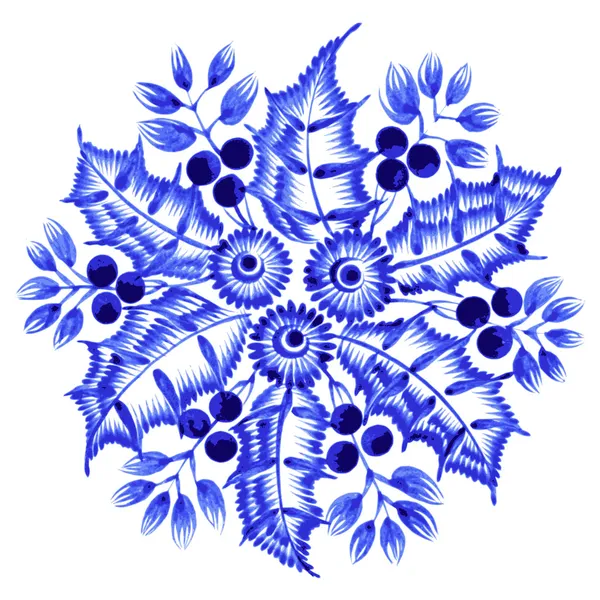 花の装飾飾り — ストックベクタ