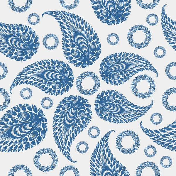 Modèle sans couture Paisley — Image vectorielle