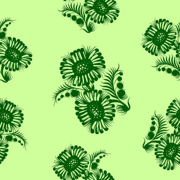 Naadloos bloemenpatroon — Stockvector