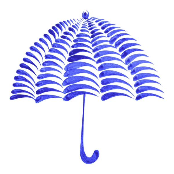 Decorative ornament umbrella — Stock Vector